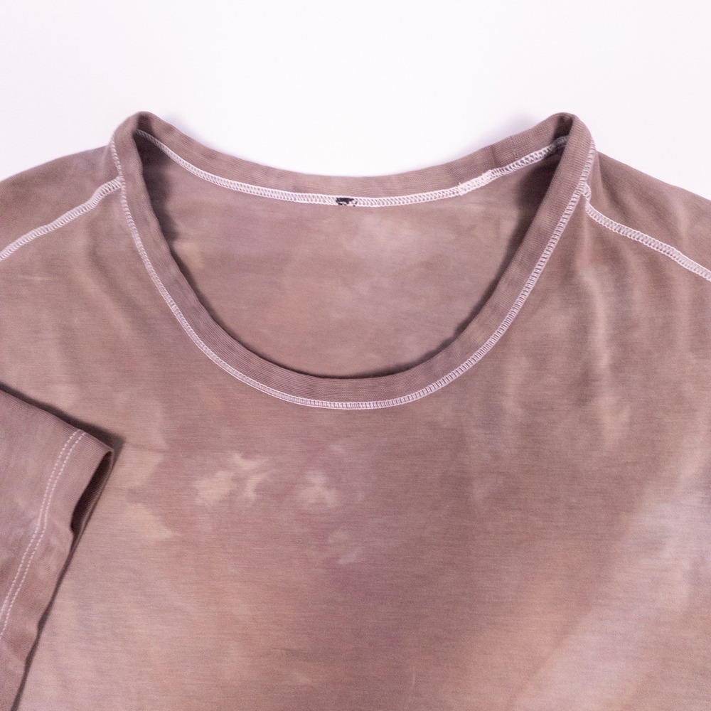 Lululemon 5 Year Basic Brown Tee Mens Shirt Like Slim Medium‎